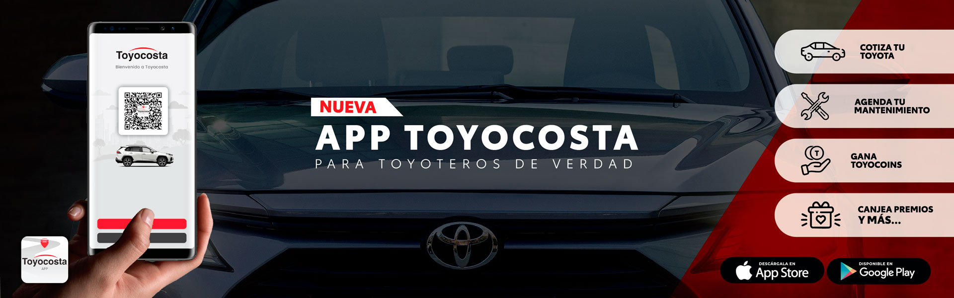 Toyocosta app banner
